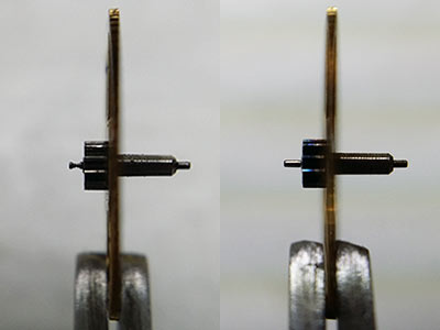 再生させた歯車の軸